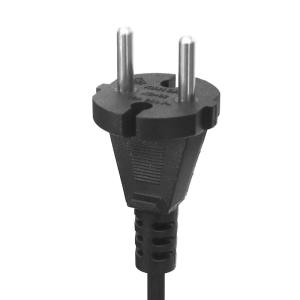 China XianDa vde 16a 250v swiss 2 pin ac european laptop standard extention eu electrical tv deyer power cords cable factory