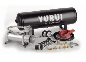 China Medium Duty Onboard Air System Black And Silver 2.5 Gallon Air Compressor factory