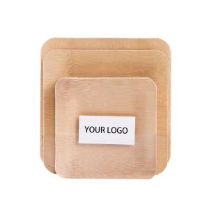 China Indoor Bamboo Biodegradable Disposable Tableware Plates Practical Eco Friendly factory