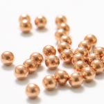 5MM 6.35MM G200 Precision Solid Copper Ball Bearings , Water Meter Brass Balls