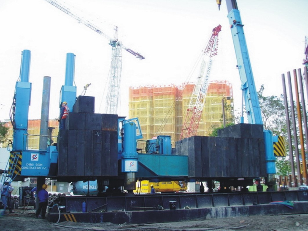 No Pollution Concrete Foundation Construction Equipment Angle Range 15 Degree For Construction