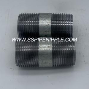 China Seamless Galvanized Pipe Nipple Welded Male Threaded Pipe Nipples factory