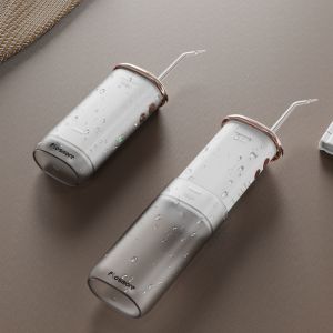 Portable Telescopic Cordless Water Flosser 200ml Tank With Massage Function