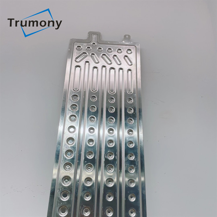 Minivans Aluminum Cooling Plate For Four Wheels Mini Buses Battery Pack