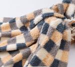 Polyester Sherpa with Suede Fabrics Looks like real Sherpa Fashion Printed for