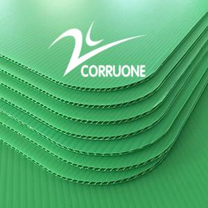 China Green Polypropylene Correx Board Con Pearl PP Honeycomb Board factory