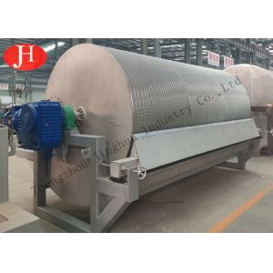 China 3000Kg Cassava Starch Milk Dehydrator Vacuum Filter Starch Processing Line on sale