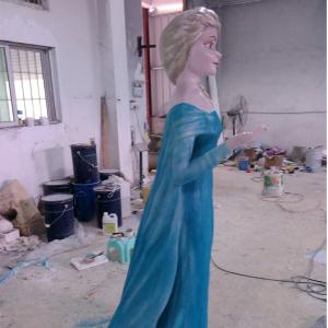 China Outdoor Garden deco cartoon statue frozen character statue in garden/ plaza/ shopping mall factory
