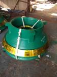 52 SBS Cone Crusher Spare Parts Bowl Liner Concave and Mantle Used for Ore