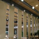 Aluminum Living Room Design Details Materials Movable Doors Partition Wall