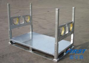 China Warehouse Logistics Unfolding Q235 Steel Transport Pallet factory