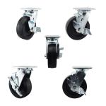 880LBS Drying Rack Side Brake Swivel 6 Inch Phenolic Caster Wheels