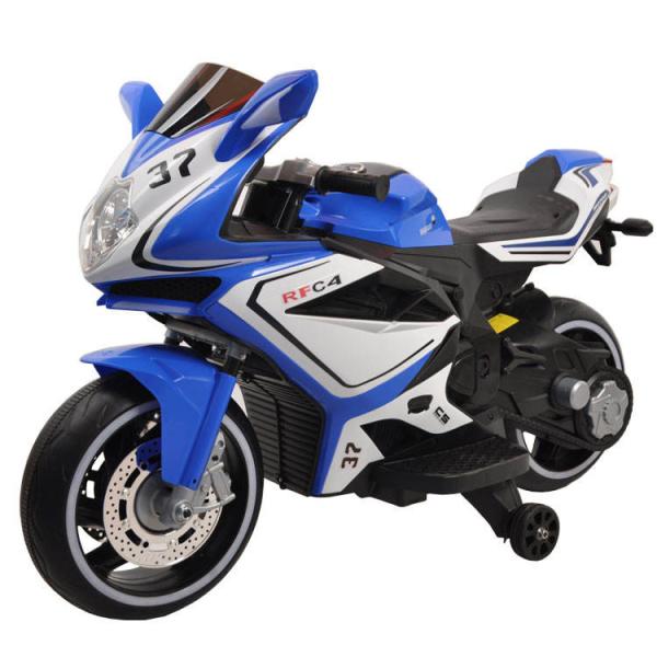 12V Electric Ride-On Motorcycle Car with Music and LED Lighting for Kids
