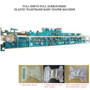 China Bi Folding 550pcs/Min Diaper Manufacturing Plant Machine 4.5m Width factory