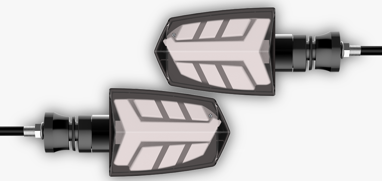 YAYE Motorcycle Lighting System ABC PC Material Break Light Indicator for Motorcycles