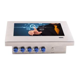 China Waterproof Stainless Steel Panel PC With Capacitive/Resistive Touchscreen For Windows 7/10 factory