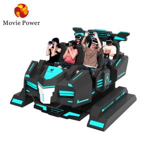 China 9d VR Theme Park Cinema Virtual Reality Roller Coaster Simulator 6 Seats Vr Game Machine on sale