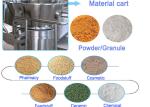 500KG/batch 1500L Fluid Bed Granulator Solid Plastic Recycling Granulator