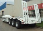 brand new china lowbed Semi-trailer 13m 16m with 4-axles excavator trailer.