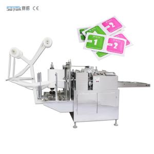 China Automatic Alcohol Pad Making Machine Alcohol Pad Packers Package Equipment 220v 50hz factory