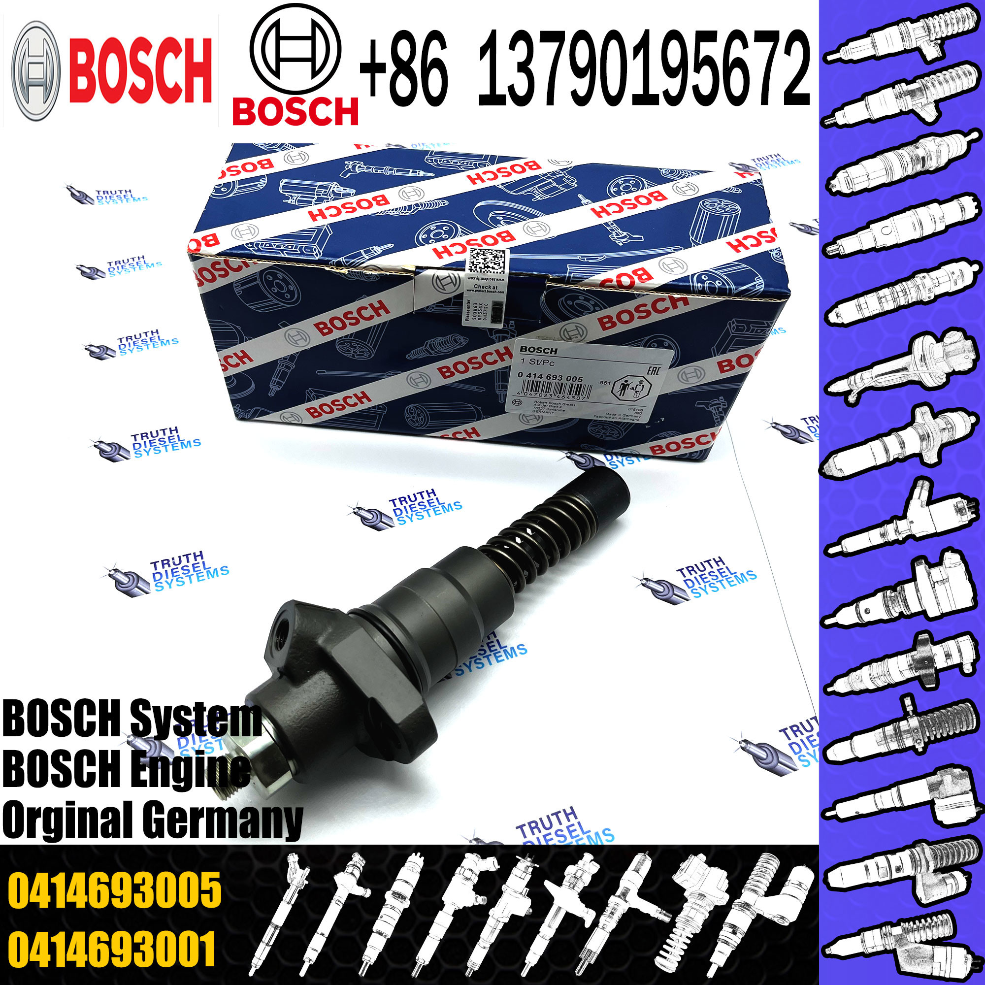 high quality Fuel Pump 21147445 20795413 02113694 0414693005 For EC240B EC290B