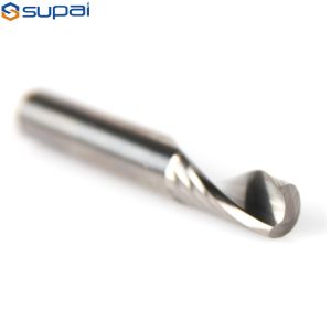 Single Flute Carbide End Mill Custom Diameter For Acrylic Cutting Tool OEM