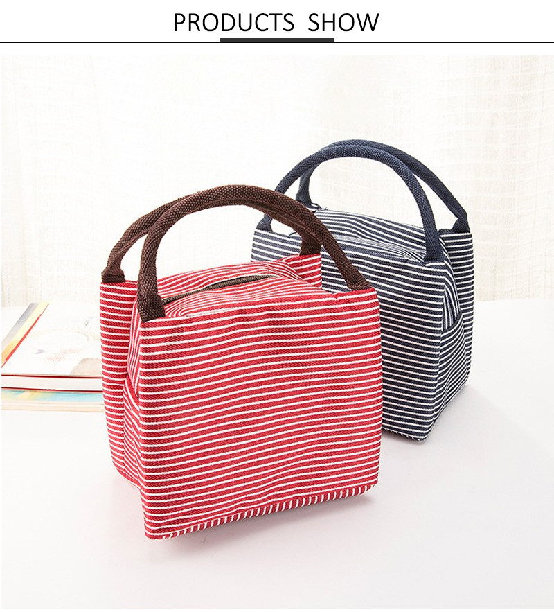 Travel Zipper dirtproof Oxford Thermal Grocery Tote