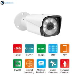 China Outdoor human detection POE 5.0MP 20m IR distance 3.6mm lens waterproof IP66 H.265 smart analysis surveillance IP camera factory