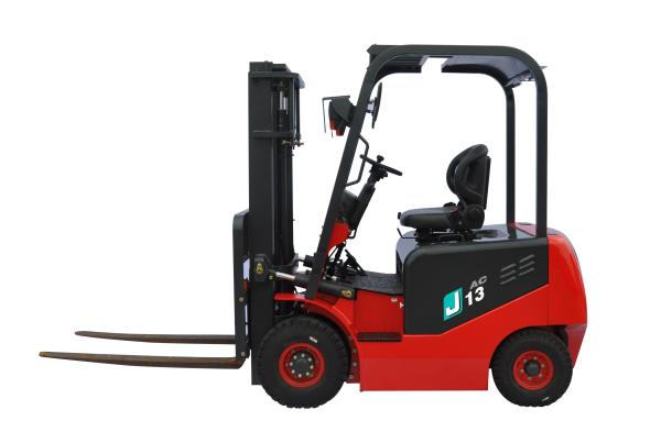 High Performance Electric Counterbalance Forklift , 1.3 Ton Four Wheel Electric