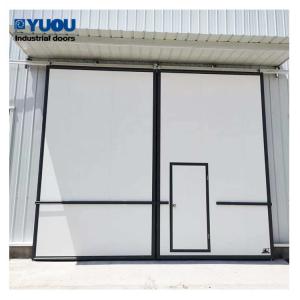 China Warehouse Large Industrial Sliding Doors Metal Automatic Customized Wearproof factory