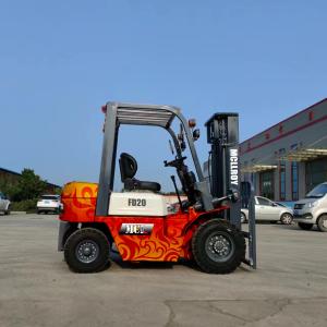 China Heavy-Duty Interal Combustion Forklift Truck Overall Length(With/Without Fork) 3523/2453 Mm factory
