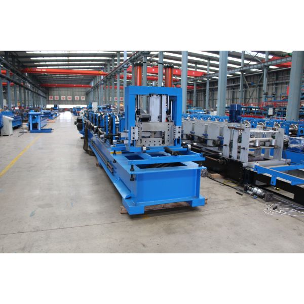 Steel Frame C Z Purlin Making Machines For 1.5-3.0mm Thickness At 10-22m/min