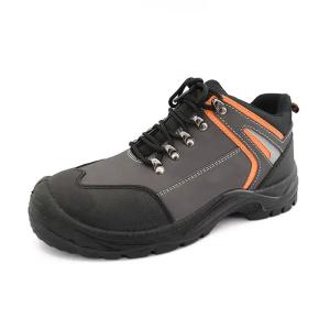 China Waterproof Hiking Working Boots Anti Puncture Comfortable Construction Work Shoes Grey factory