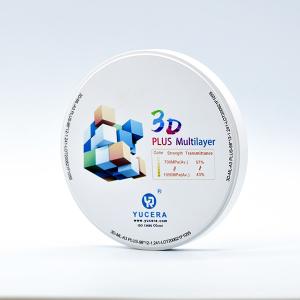 China Dental Lab 3D Multilayer Zirconia Disc For Cad Cam Milling Machine factory