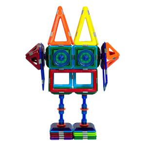 China Creative Children Magnetic Blocks Robot Magnetic Hollow Tiles Toys factory