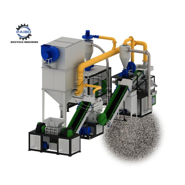 600mm Cutting Width Aluminum Plastic Separation Machine for Separating Metal And