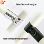 Industrial Electrophoresis Black Lean Tube Connector OEM