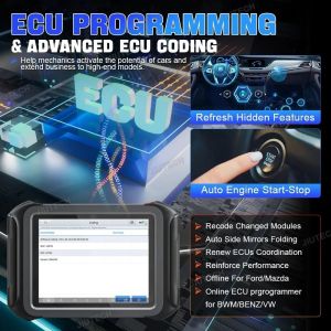 XTOOL D9SPro ECU Coding Program Automotive Diagnostic Tool Key Programming 42+