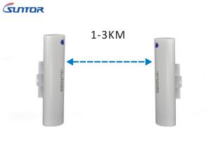 China 300Mpbs 1km wireless lan bridge CCTV Security Monitoring Wireless Links factory