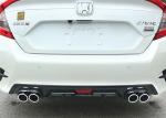 HONDA New Civic 2016 Auto Body Kits , Sport Style Rear Bumper Diffuser with