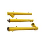 Spiral Carbon Steel Screw Conveyor Cement Continuous For Construction Needs