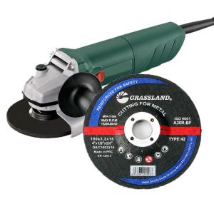 China 15300rpm Type 1 100mm Angle Grinder Metal Grinding Disc factory