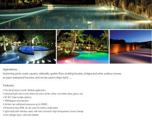 China Low Voltage Led Landscape Light Recessed Inground Pool Lights IP68 Led Underwater Swimming Pool outdoor light fixtures factory