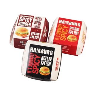 China Colorful Fast Food Box Cardpaper Material With Custom Printed Logo factory