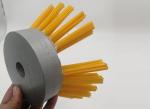 200mm Outer diameter Yellow Bristle Nylon Weed Brush for Remove Grass