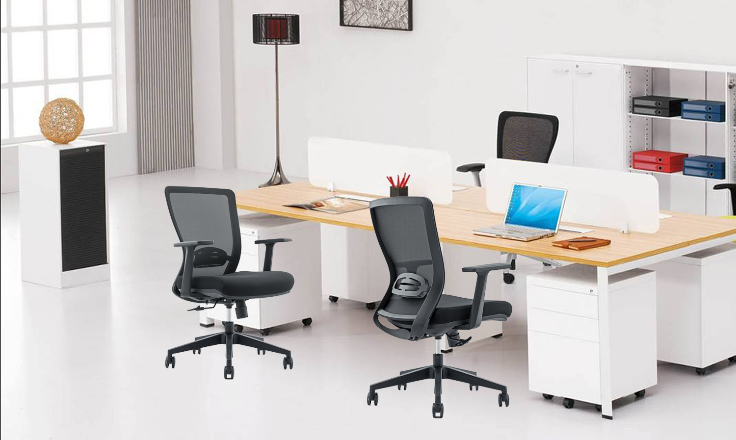 Commercial Furniture Ergonomic Office Chair with Adjustable Backrest 90-135 degrees