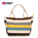Portable Canvas Shoulder Tote Bag Large Capacity With Various Pattern
