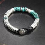 Original Vintage Silver Jewelry, Silver Beads, Fashionable Bracelets For Men