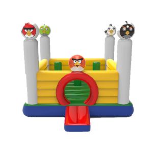 Angry Birds Inflatable Bouncer Jumping Castle With Pillars