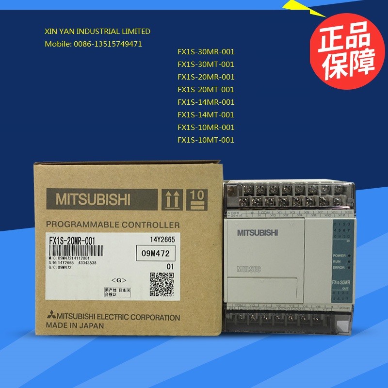 Original Mitsubishi PLC FX1S-30MR-001 20MR 14MR 10MR/MT